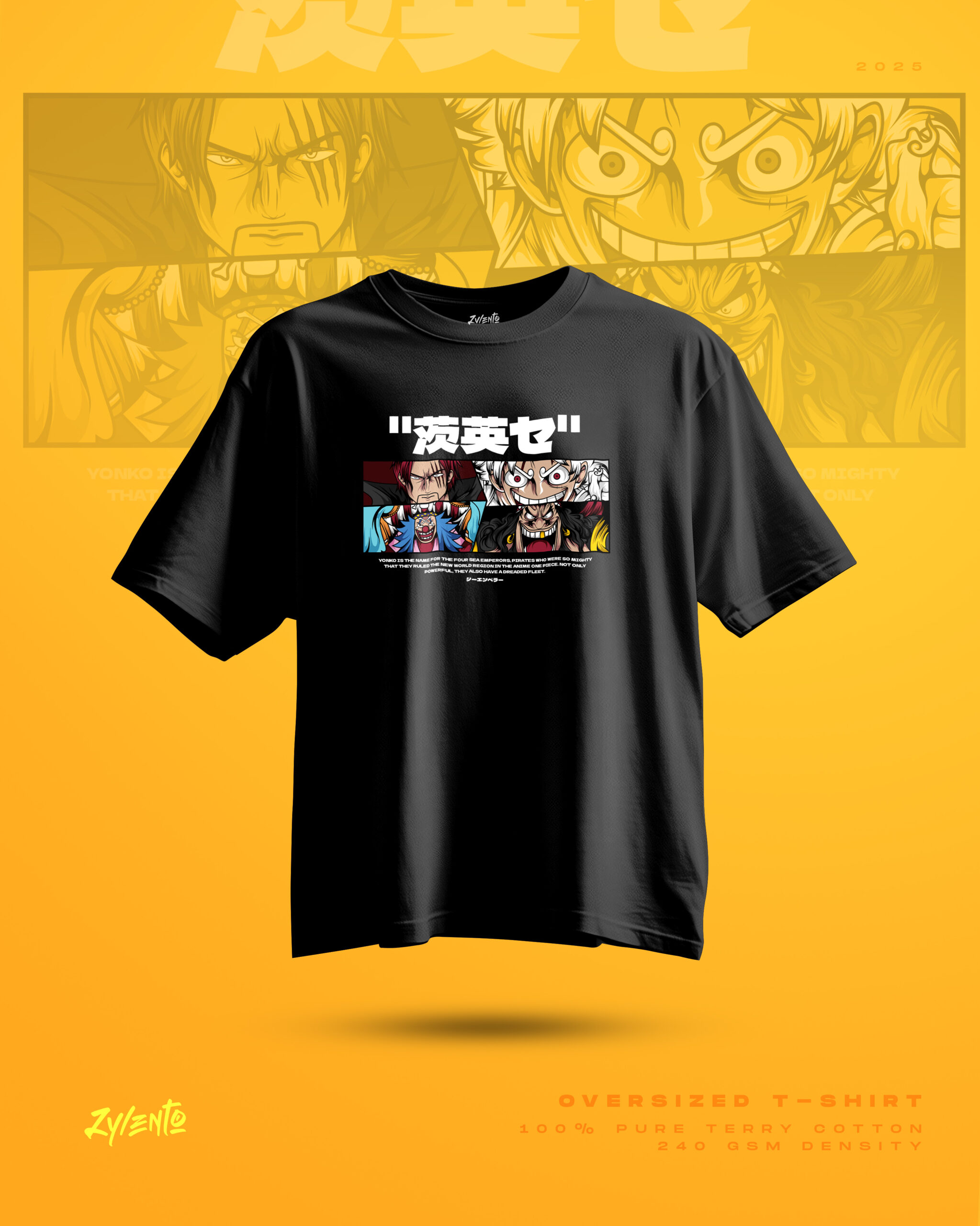 Yonko Trio Oversized T Shirt