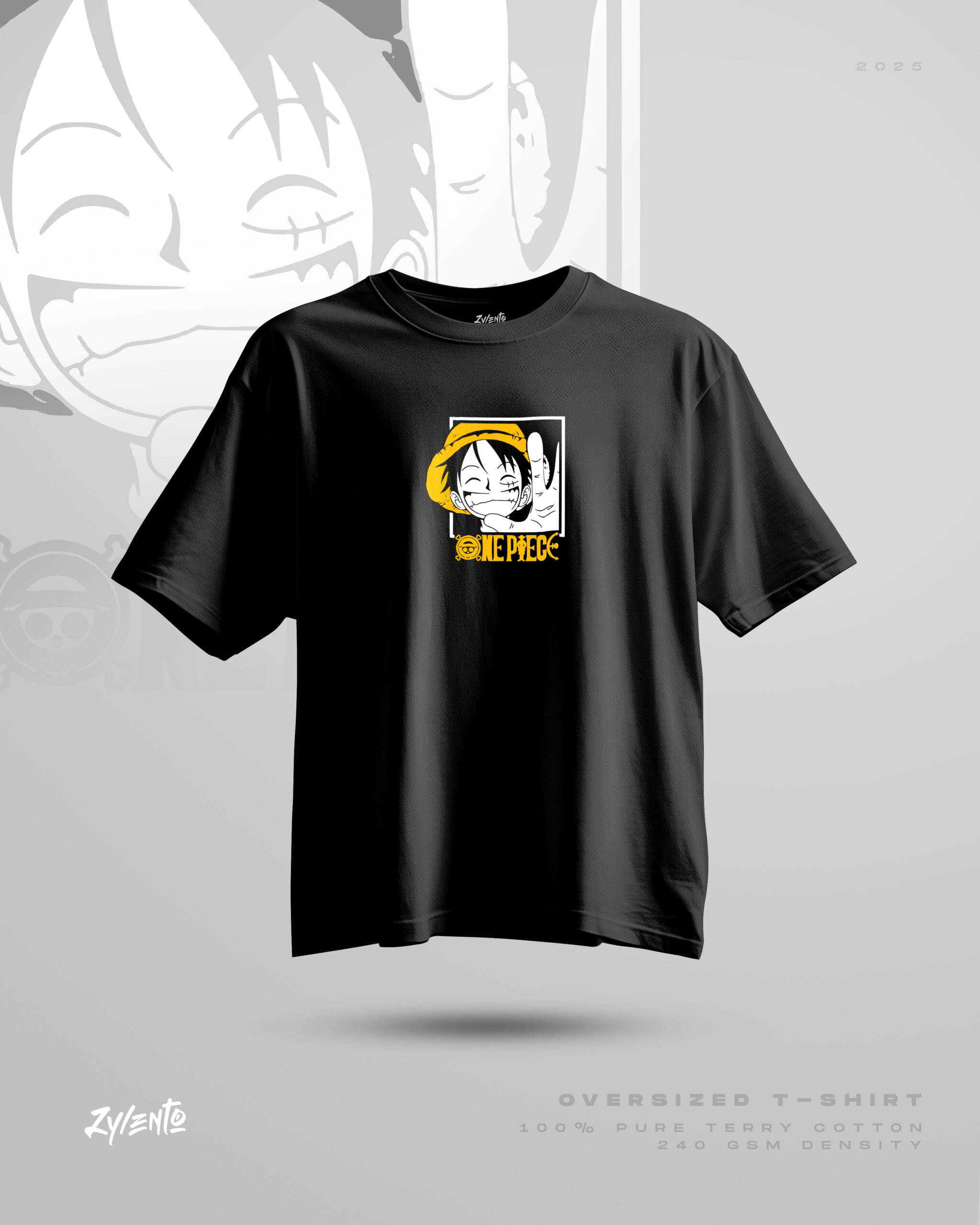 Luffy Wanted Oversized T-shirt