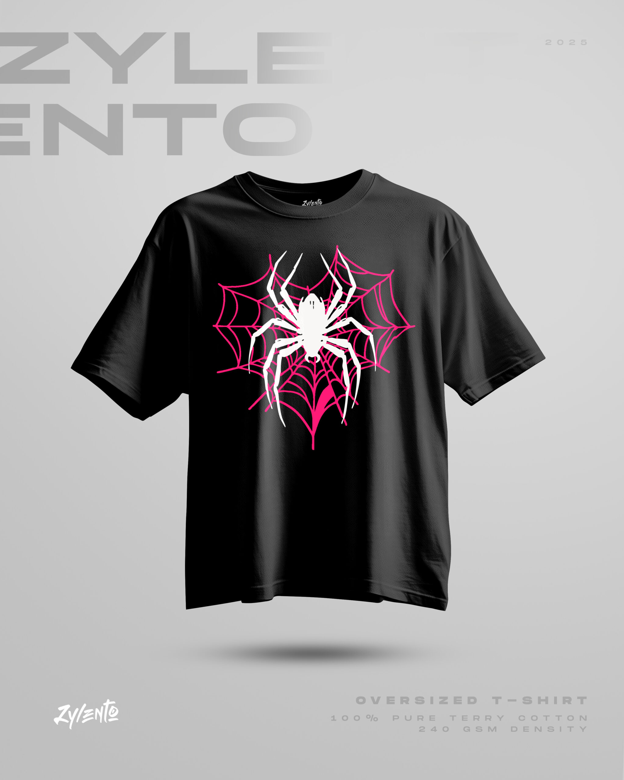 Zylento Oversized Spider-Girl T-Shirt | Limited Edition Spider-Woman Graphic Tee