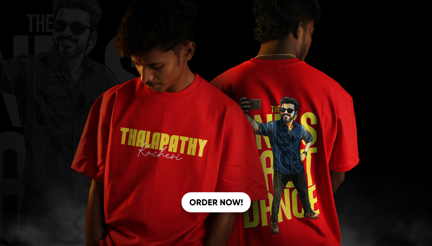 Jana Nayagan tshirt, Vijay Movie, Thalapathy